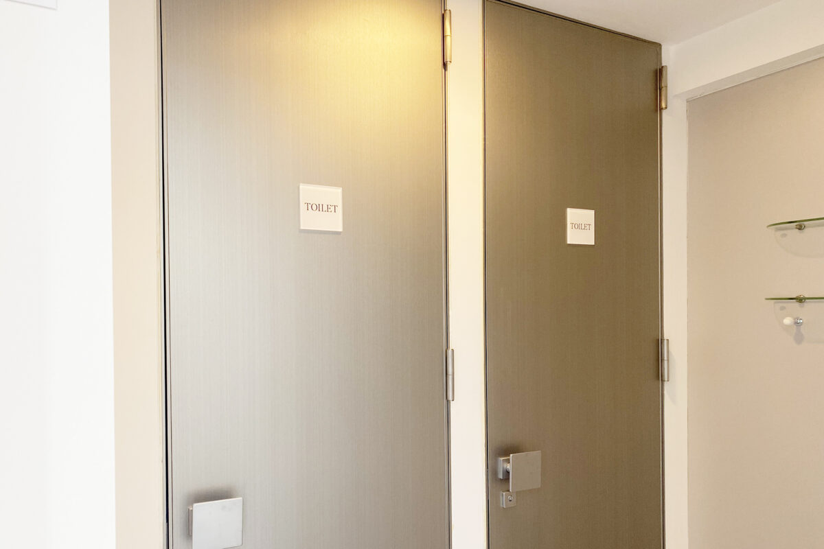 男女別のトイレスペース